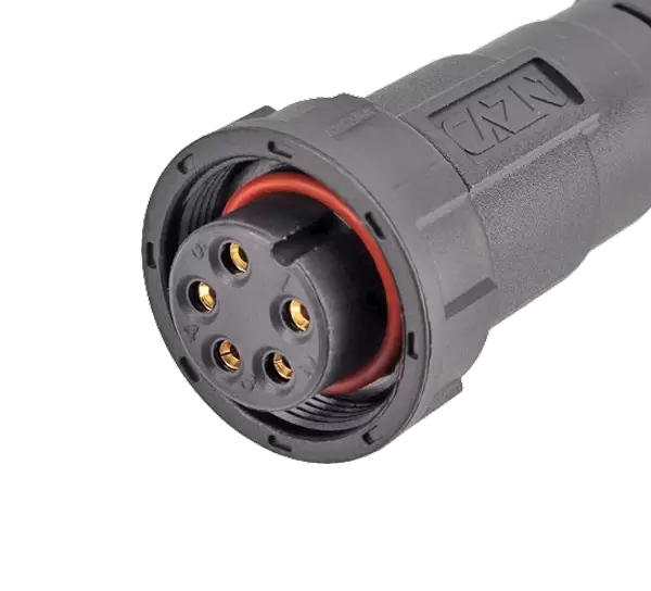 E13 قابس أنثى مستقيمة (ملولب)