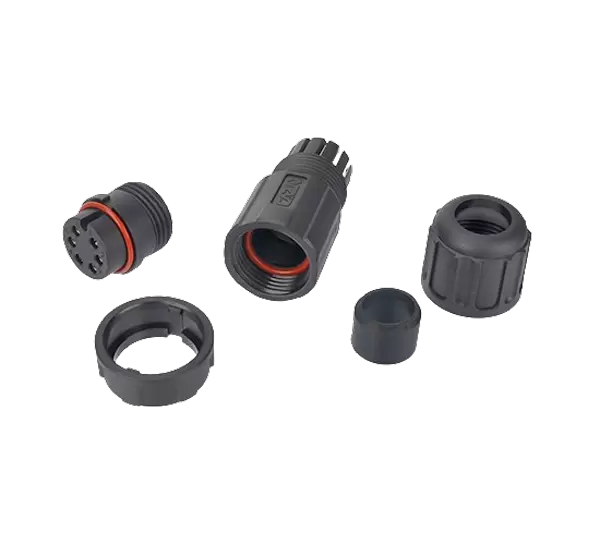 E16 قابس أنثى مستقيم قابل للتثبيت (حربة)